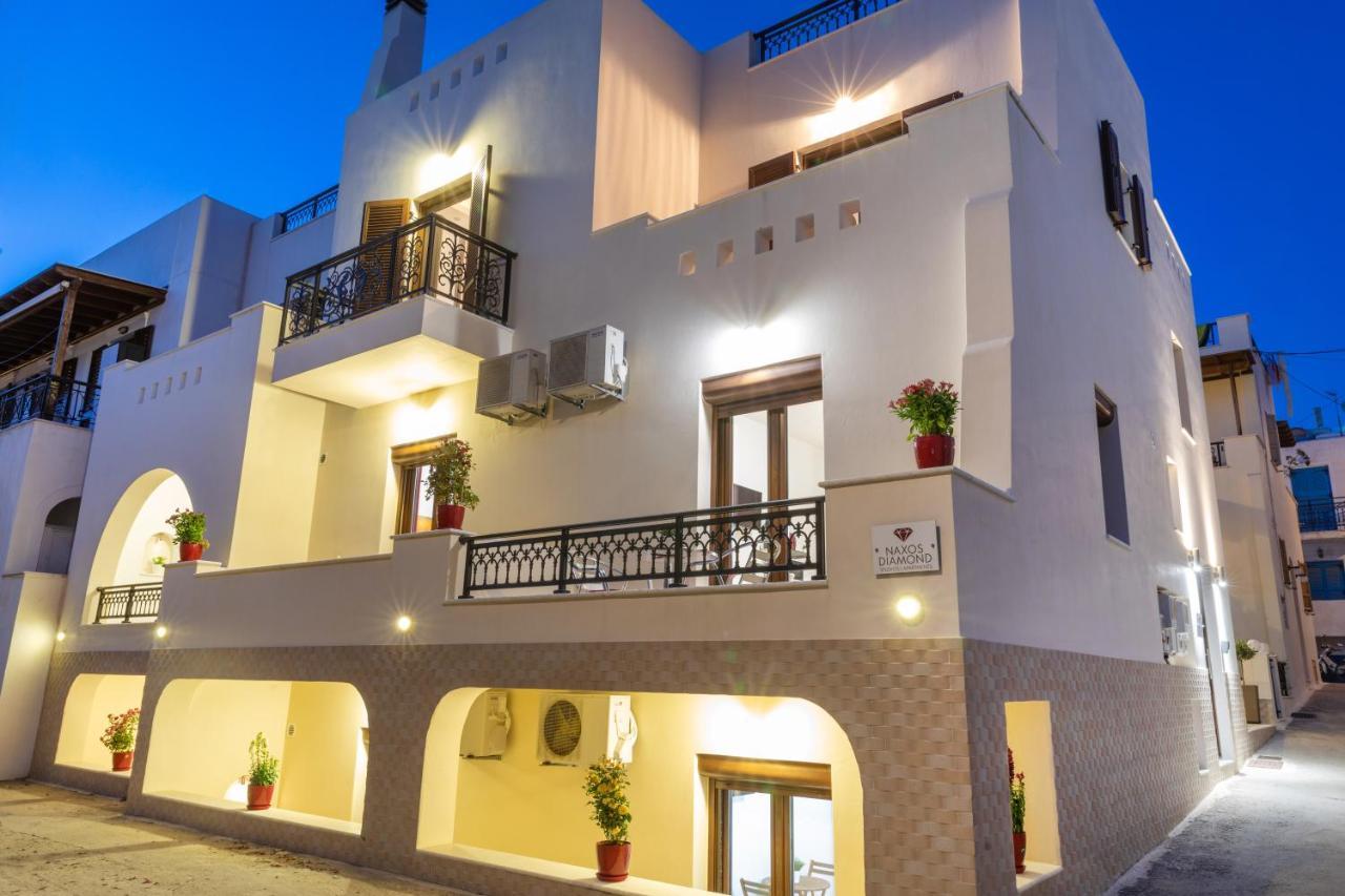 Naxos Diamond Studios Apartments Naxos City 外观 照片